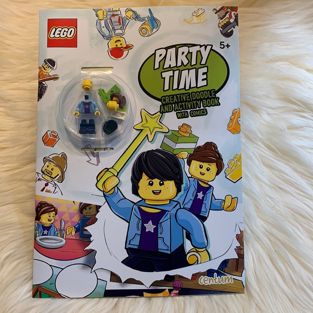 Lego activity book with mini figure NEW